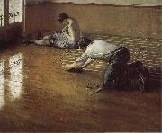 Gustave Caillebotte The worker plane the floor oil painting reproduction